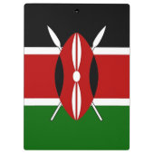 Patriottisch Klembord met vlag van Kenia (Achterkant)