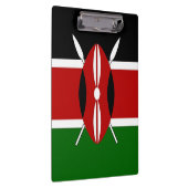 Patriottisch Klembord met vlag van Kenia (Rechts)