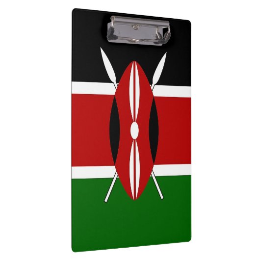 Patriottisch Klembord met vlag van Kenia (Rechts)