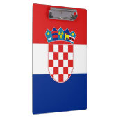 Patriottisch Klembord met vlag van Kroatië (Rechts)