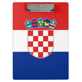 Patriottisch Klembord met vlag van Kroatië