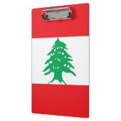 Patriottisch klembord met vlag van Libanon (Links)