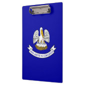 Patriottisch klembord met vlag van Louisiana, VS (Links)