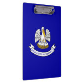 Patriottisch klembord met vlag van Louisiana, VS (Rechts)