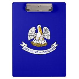 Patriottisch klembord met vlag van Louisiana, VS