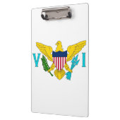 Patriottisch Klembord met vlag van Maagdeneilanden (Links)