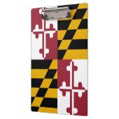 Patriottisch Klembord met vlag van Maryland, Veren (Links)