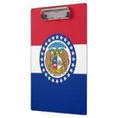 Patriottisch Klembord met vlag van Missouri, Veren (Links)