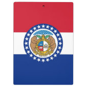 Patriottisch Klembord met vlag van Missouri, Veren (Achterkant)