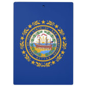 Patriottisch Klembord met vlag van New Hampshire U (Achterkant)
