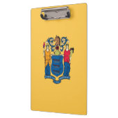 Patriottisch Klembord met vlag van New Jersey, Ver (Links)