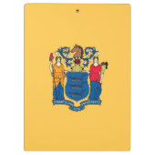 Patriottisch Klembord met vlag van New Jersey, Ver (Achterkant)