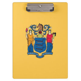 Patriottisch Klembord met vlag van New Jersey, Ver