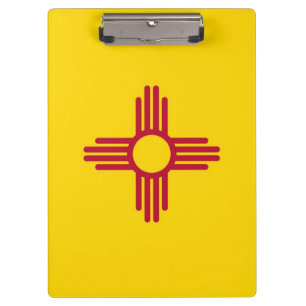 Patriottisch Klembord met vlag van New Mexico, Ver
