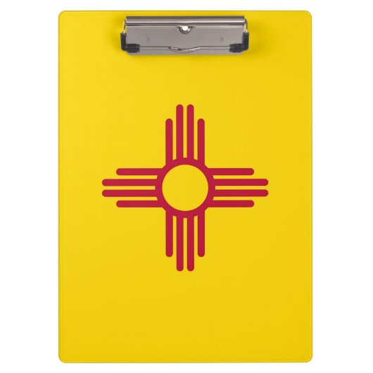 Patriottisch Klembord met vlag van New Mexico, Ver (Voorkant)