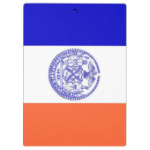 Patriottisch Klembord met vlag van New York City (Achterkant)
