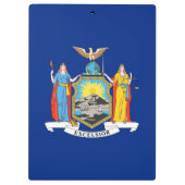 Patriottisch Klembord met vlag van New York, Veren (Achterkant)