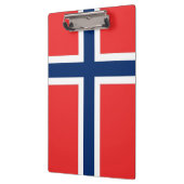 Patriottisch Klembord met vlag van Noorwegen (Links)