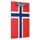 Patriottisch Klembord met vlag van Noorwegen (Rechts)