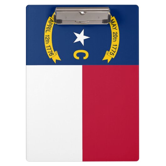 Patriottisch Klembord met vlag van North Carolina (Voorkant)