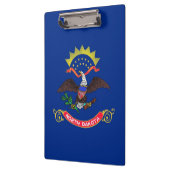 Patriottisch Klembord met vlag van North Dakota (Links)