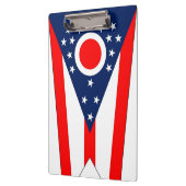 Patriottisch Klembord met vlag van Ohio State, USA (Links)