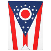 Patriottisch Klembord met vlag van Ohio State, USA (Achterkant)