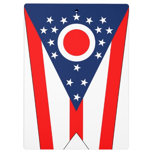 Patriottisch Klembord met vlag van Ohio State, USA (Achterkant)