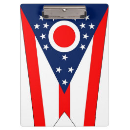 Patriottisch Klembord met vlag van Ohio State, USA