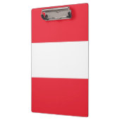 Patriottisch Klembord met vlag van Oostenrijk (Links)