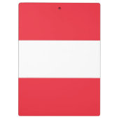 Patriottisch Klembord met vlag van Oostenrijk (Achterkant)