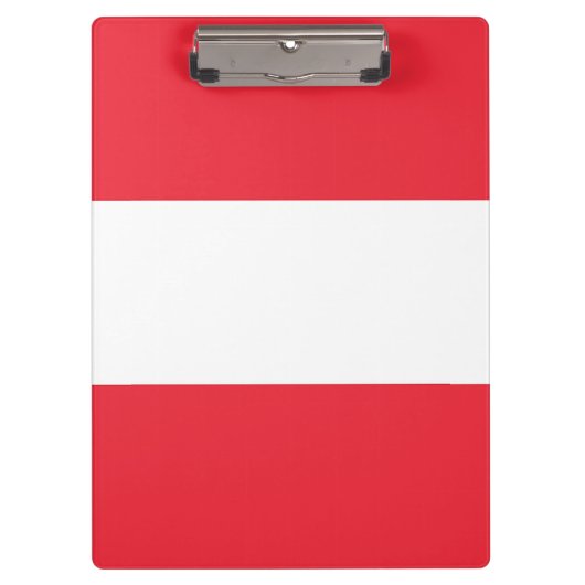 Patriottisch Klembord met vlag van Oostenrijk (Voorkant)