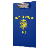 Patriottisch Klembord met vlag van Oregon, Verenig (Links)