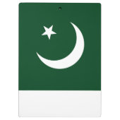 Patriottisch Klembord met vlag van Pakistan (Achterkant)