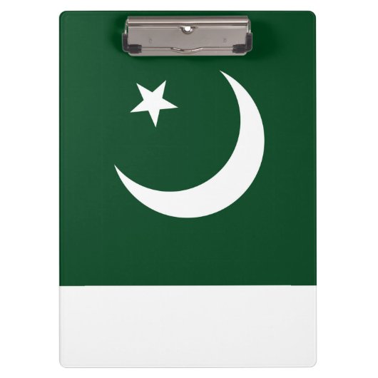 Patriottisch Klembord met vlag van Pakistan (Voorkant)
