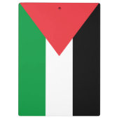 Patriottisch Klembord met vlag van Palestina (Achterkant)