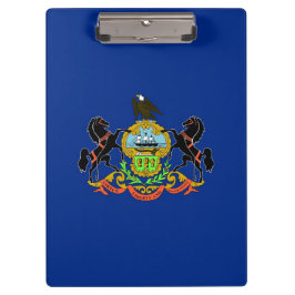 Patriottisch Klembord met vlag van Pennsylvania, V