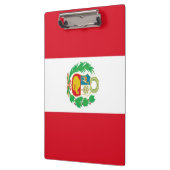 Patriottisch Klembord met vlag van Peru (Links)