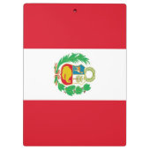 Patriottisch Klembord met vlag van Peru (Achterkant)