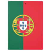 Patriottisch Klembord met vlag van Portugal (Achterkant)