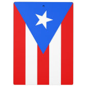 Patriottisch Klembord met vlag van Puerto Rico, Ve (Achterkant)