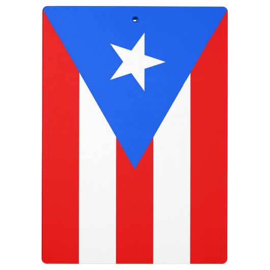 Patriottisch Klembord met vlag van Puerto Rico, Ve (Achterkant)