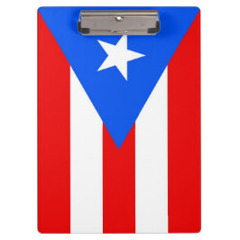 Patriottisch Klembord met vlag van Puerto Rico, Ve