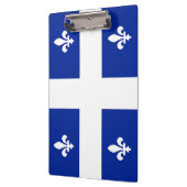 Patriottisch klembord met vlag van Quebec, Canada (Links)