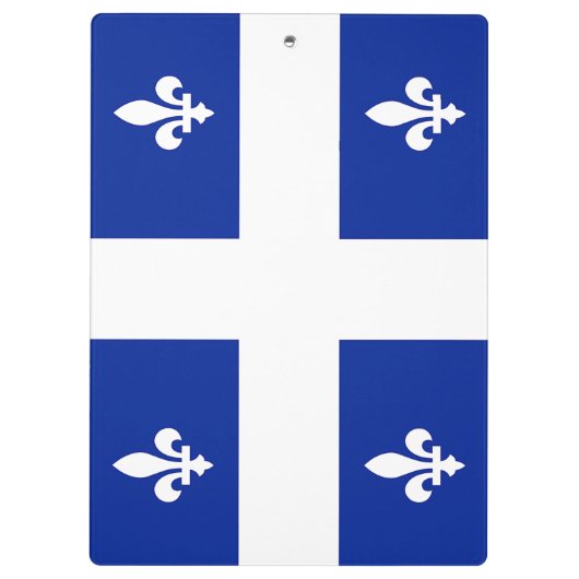 Patriottisch klembord met vlag van Quebec, Canada (Achterkant)