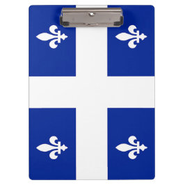 Patriottisch klembord met vlag van Quebec, Canada