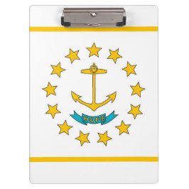 Patriottisch Klembord met vlag van Rhode Island, V