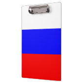 Patriottisch klembord met vlag van Rusland (Links)