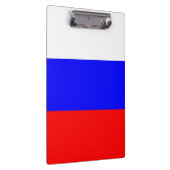 Patriottisch klembord met vlag van Rusland (Rechts)