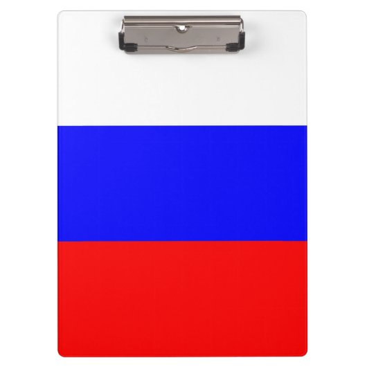 Patriottisch klembord met vlag van Rusland (Voorkant)
